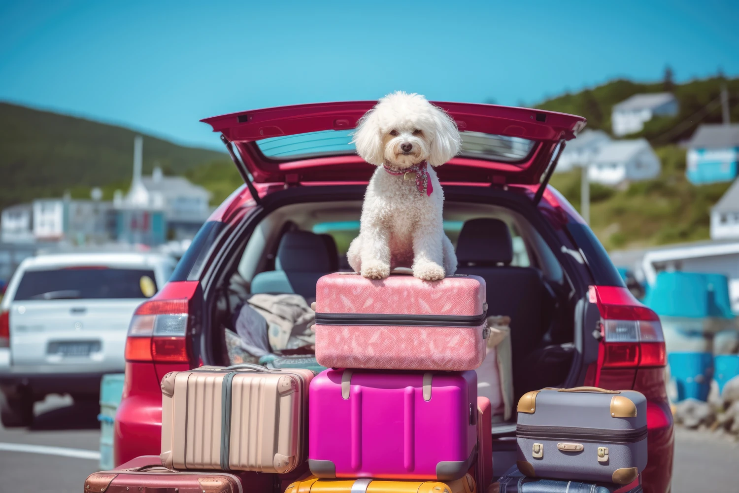 Toyota Corolla Dog Carrier Car Seat for Toy Poodle