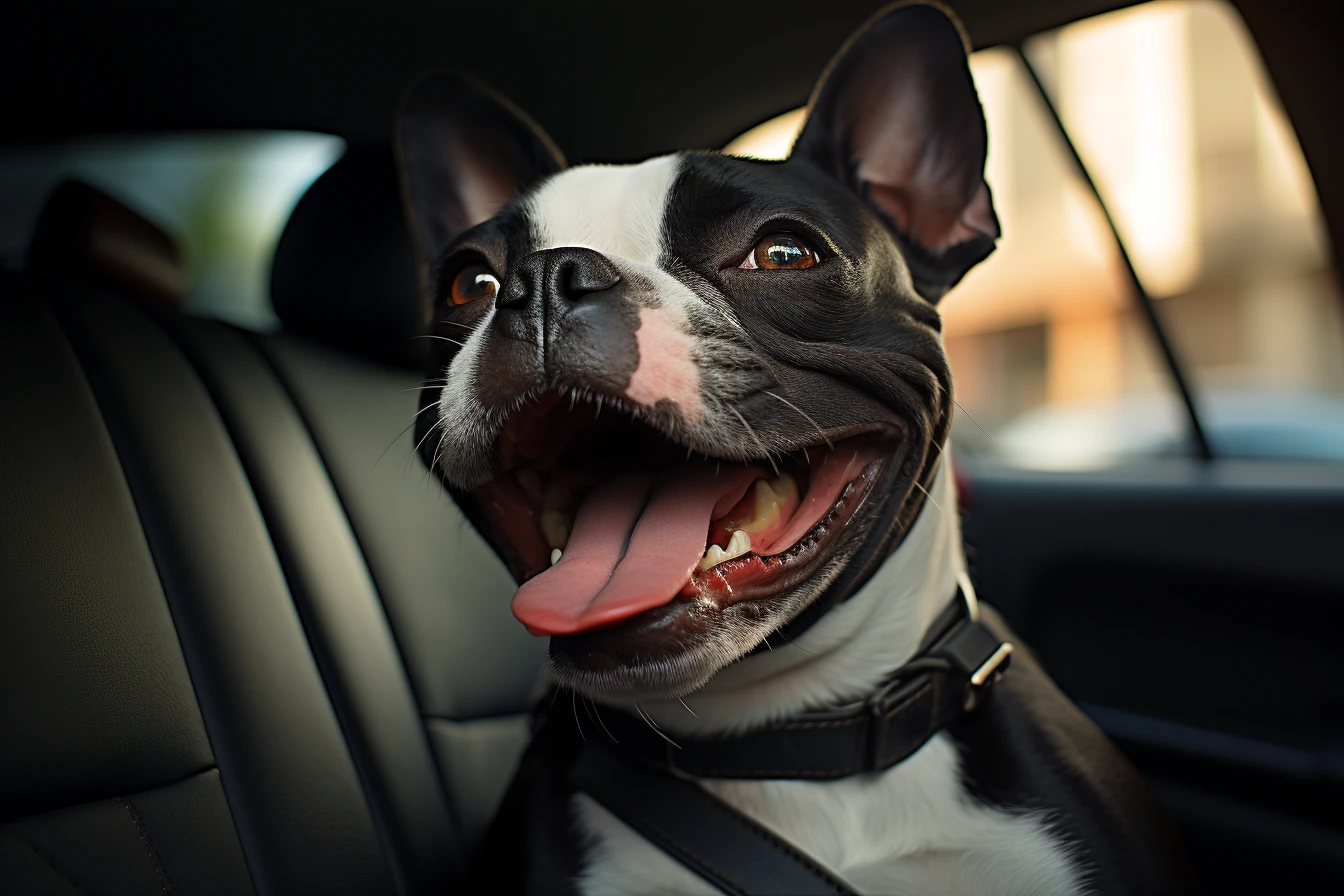 Audi Q5 back seat cover for Boston Terriers