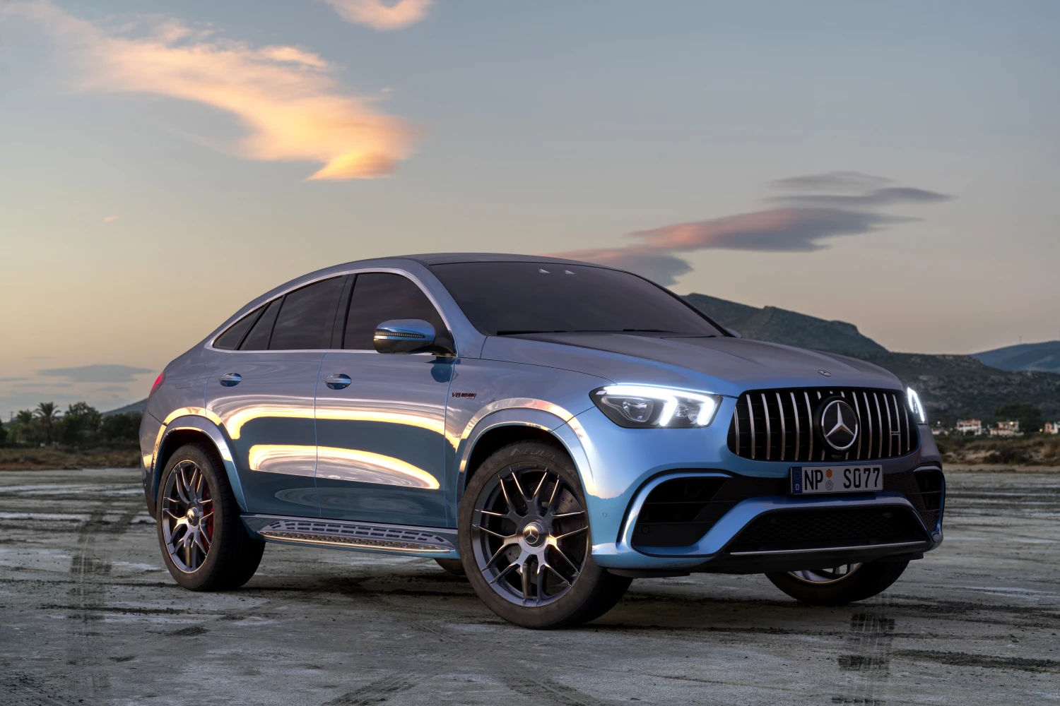 Miniature Pinschers back seat cover for Mercedes-Benz GLE